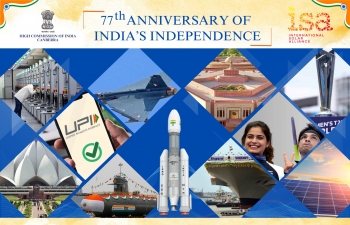 77th Anniversary of Indian Independence.